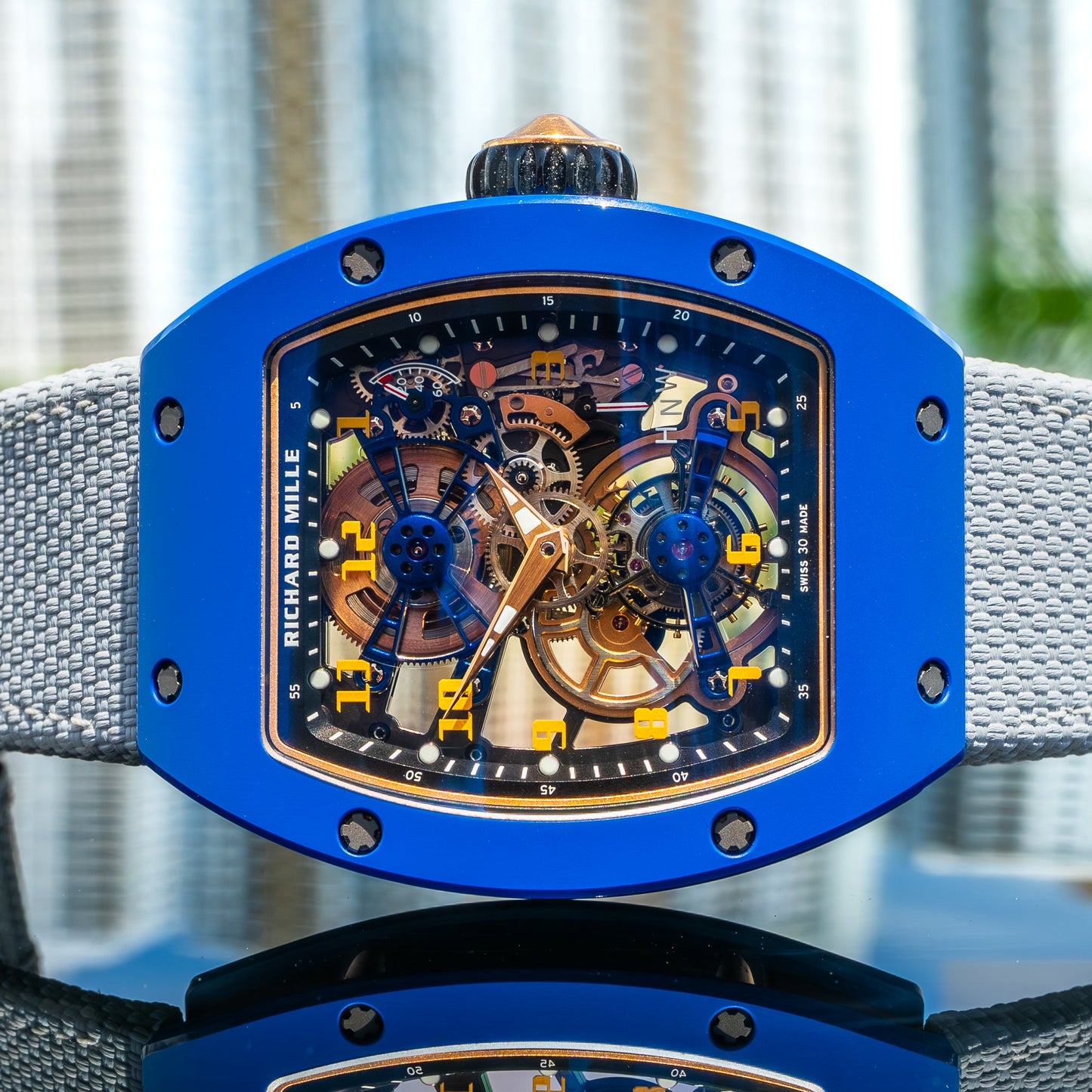 2023 Richard Mille RM17-02 Blue Ceramic Manual Winding Tourbillon