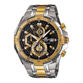 EX188 Chronograph Men's Watch – Dual Tone Steel, Black Dial, 100M Water Resistant
