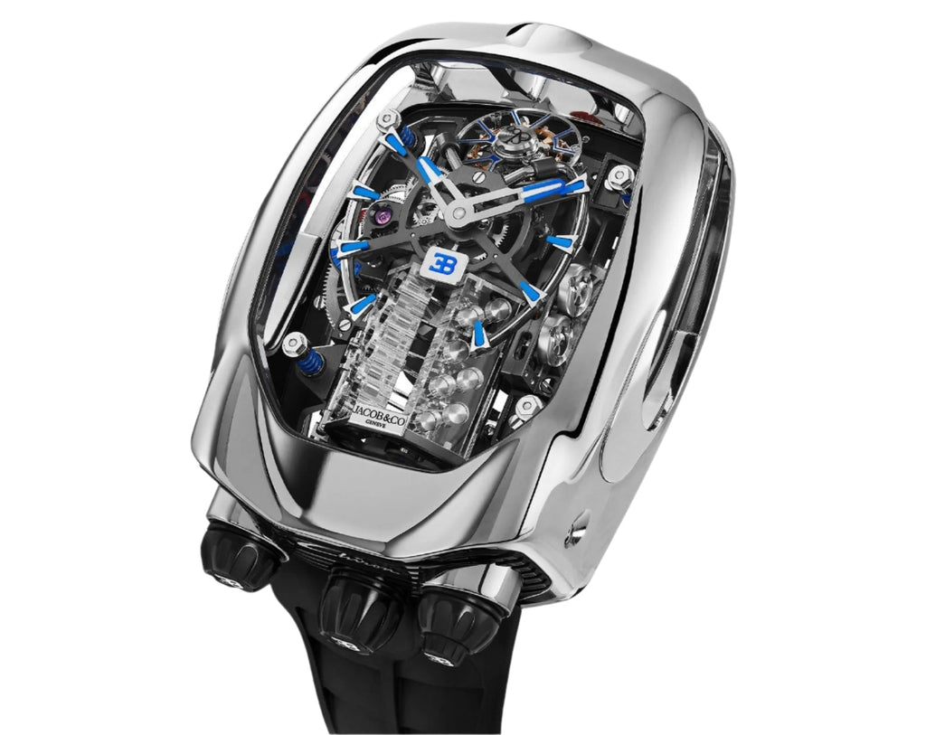 Chiron Tourbillon White Silver | Engine Dial Luxury Watch
