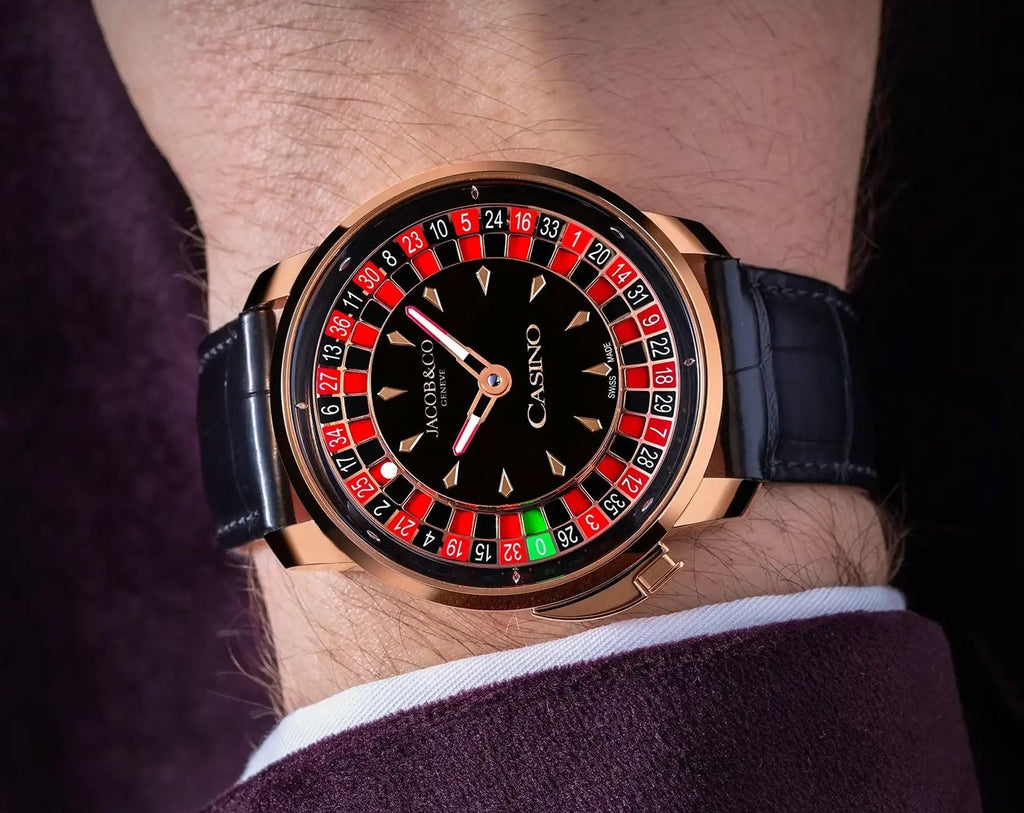 Buy Casino Tourbillon Rose Gold Watch | Premium Roulette Dial Timepiece