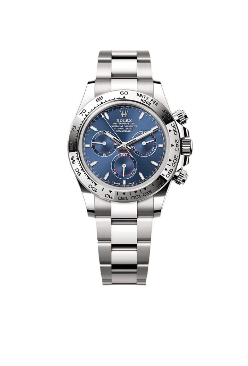 Cosmograph Daytona 40MM – Silver Steel Body, Luxury Blue Dial